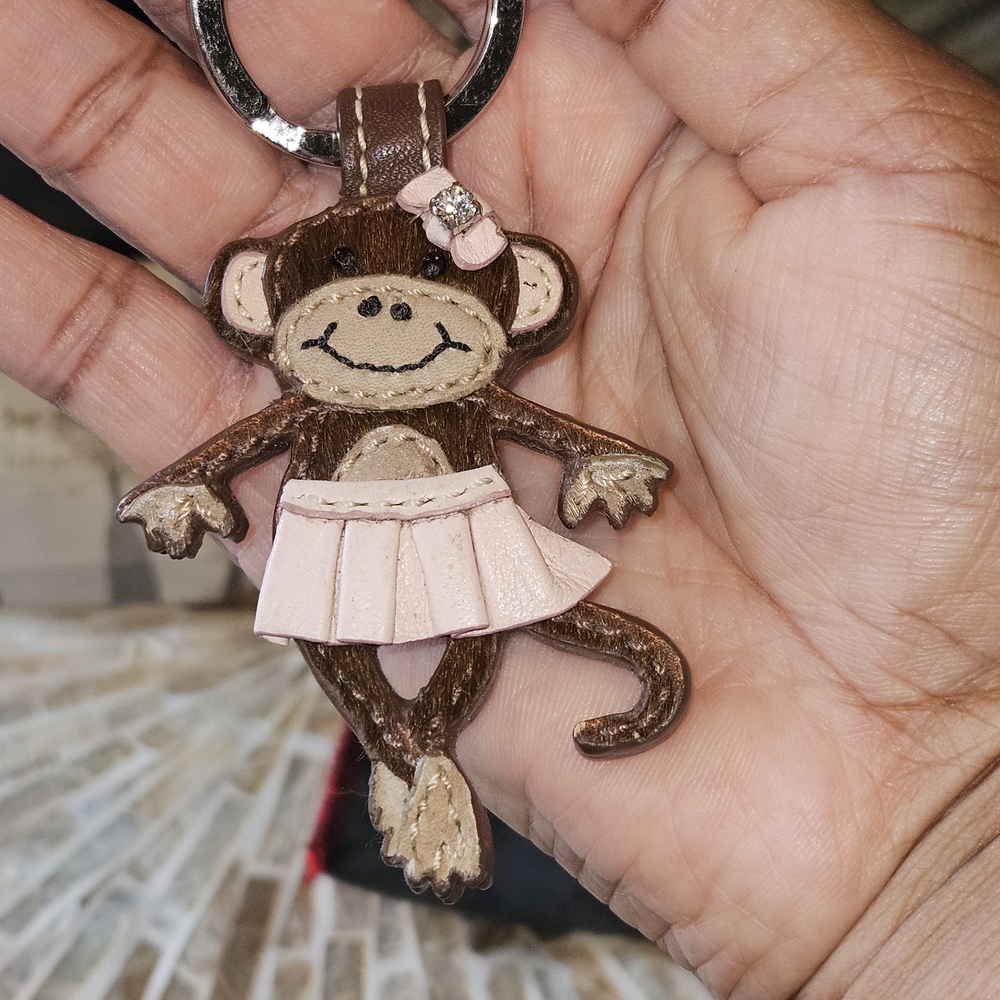 🩰RARE! Coach Ballerina Monkey Charm🎀